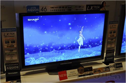 全新LED機皇 夏普LX710A深圳發布